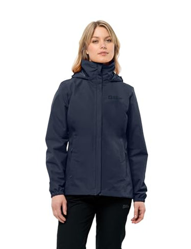 Jack Wolfskin Damen Stormy Point Jacket, Night Blue, EU im Sale